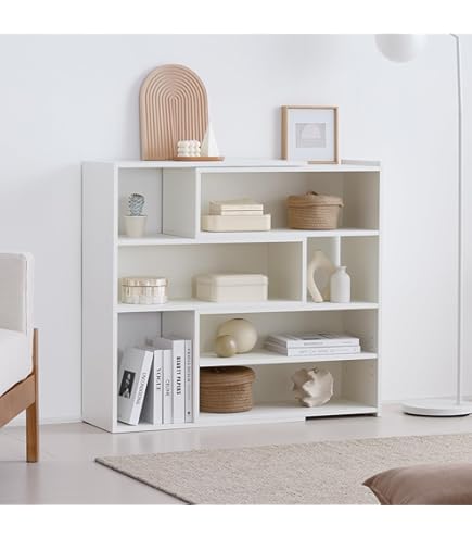 Amazon｜伸縮ラック シェルフ 収納棚 ディスプレイ収納 間仕切り 北欧